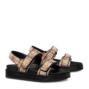 Tory Burch Kira Sandals- multi tweed 9.5